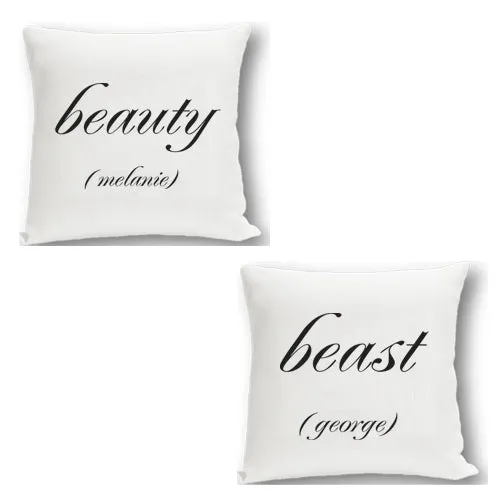 16x16 Couples Throw Pillow Sets