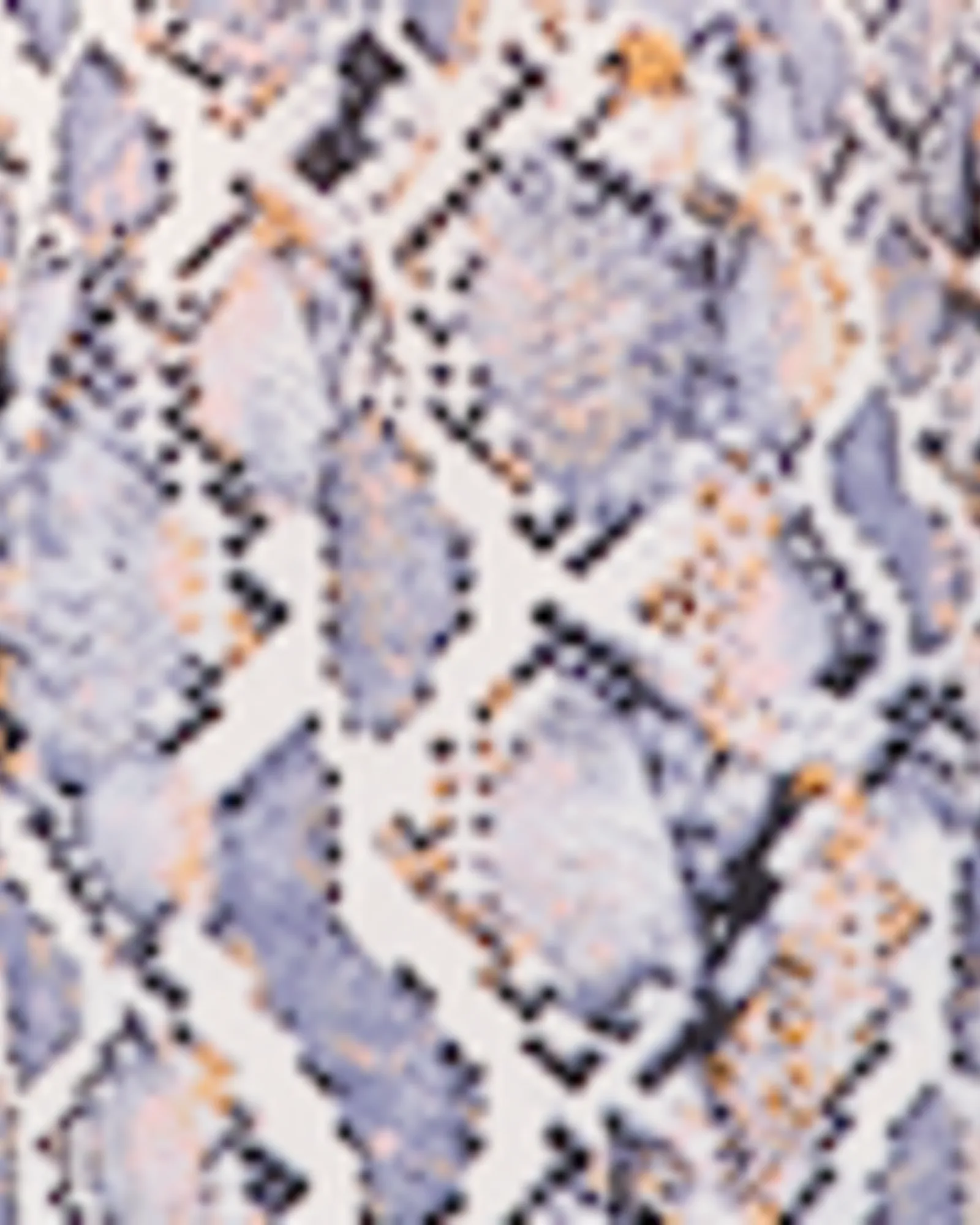 Addison Snake Effect Blouse | BLUE CLOUD