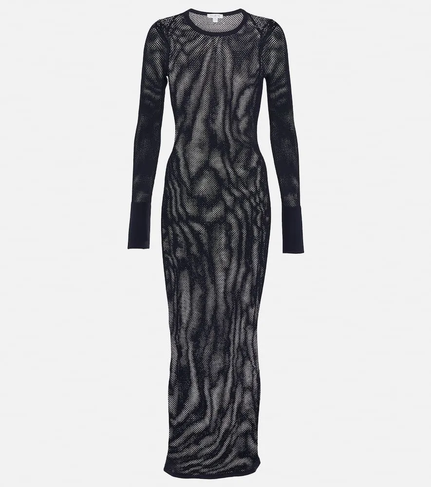Alaia Archetypes fishnet gown