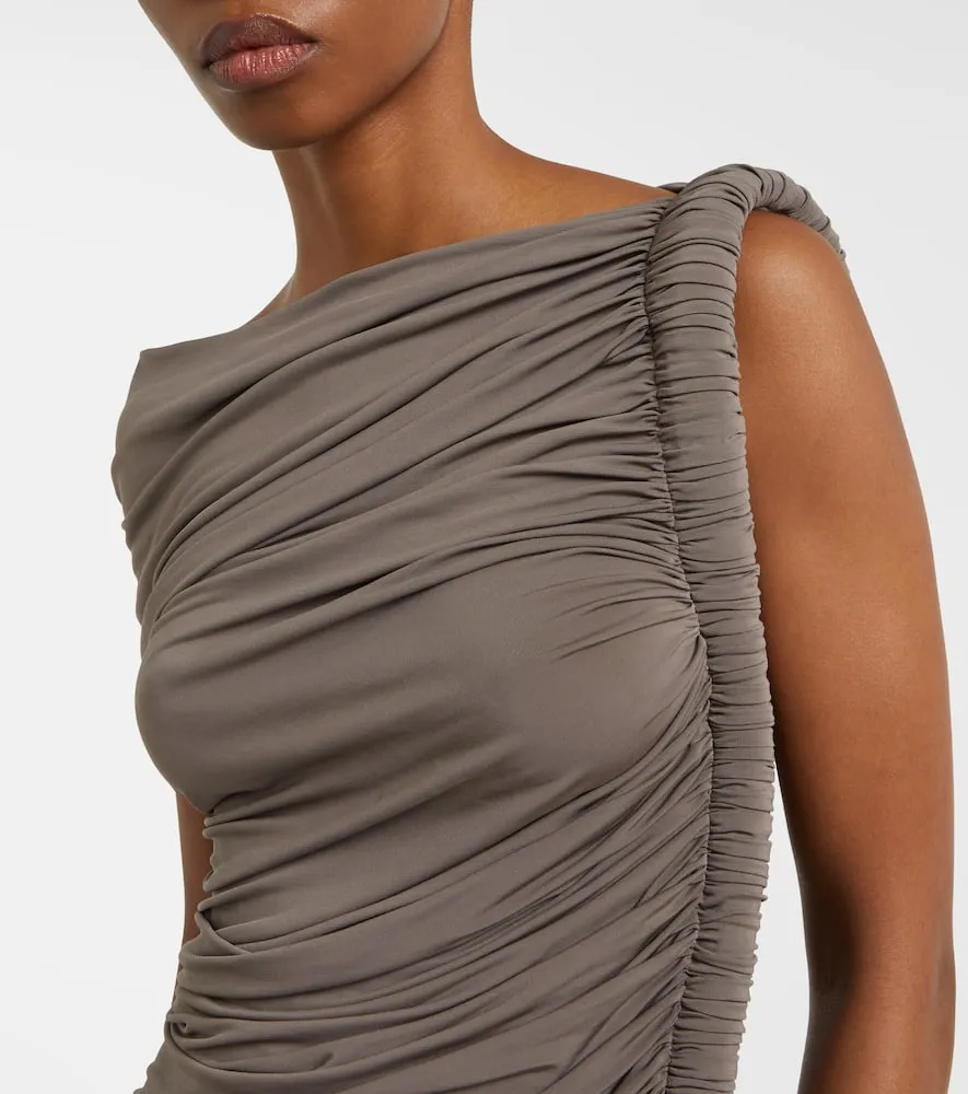 Alaia Asymmetric midi dress