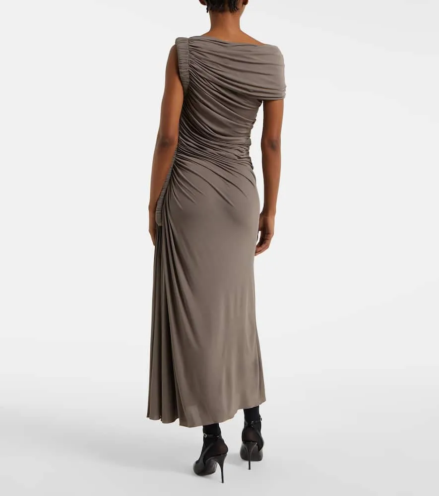 Alaia Asymmetric midi dress
