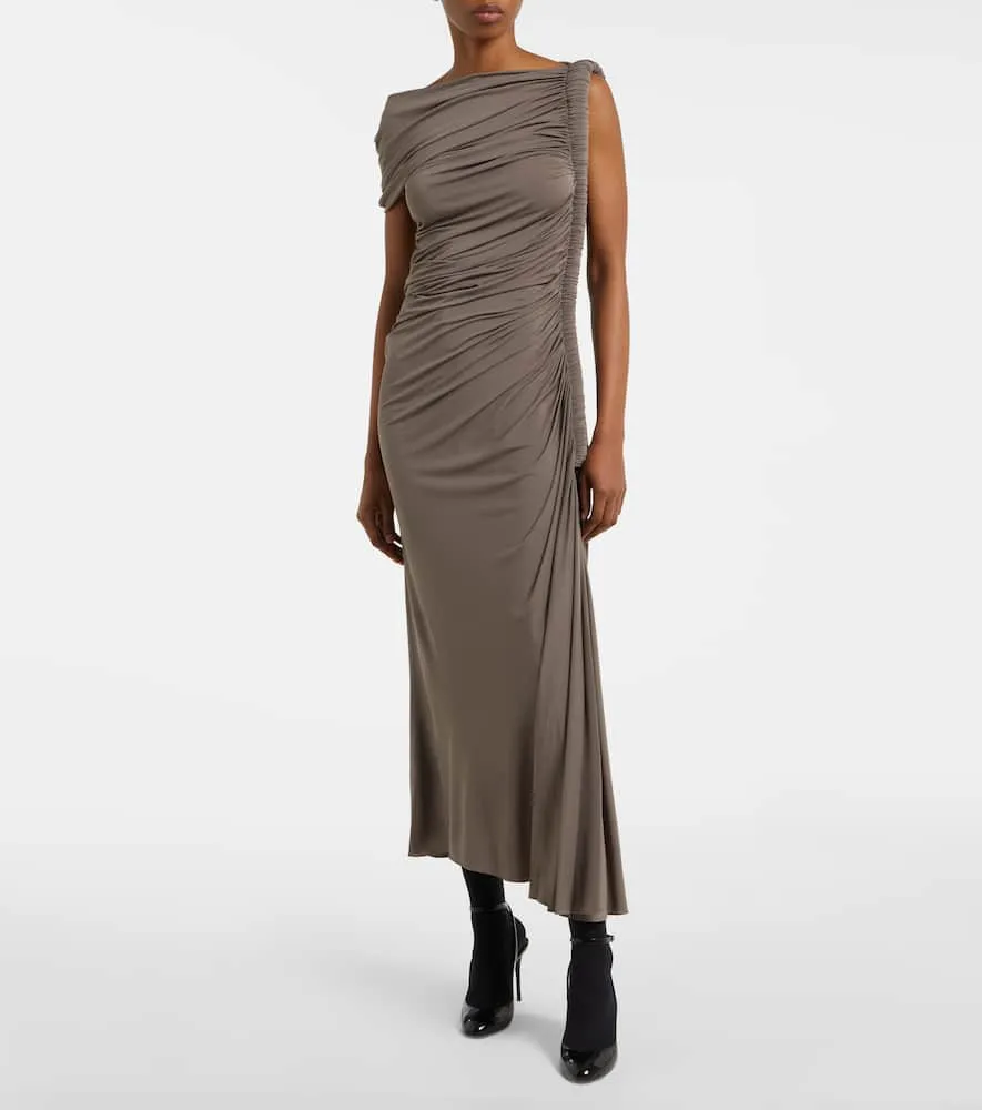 Alaia Asymmetric midi dress