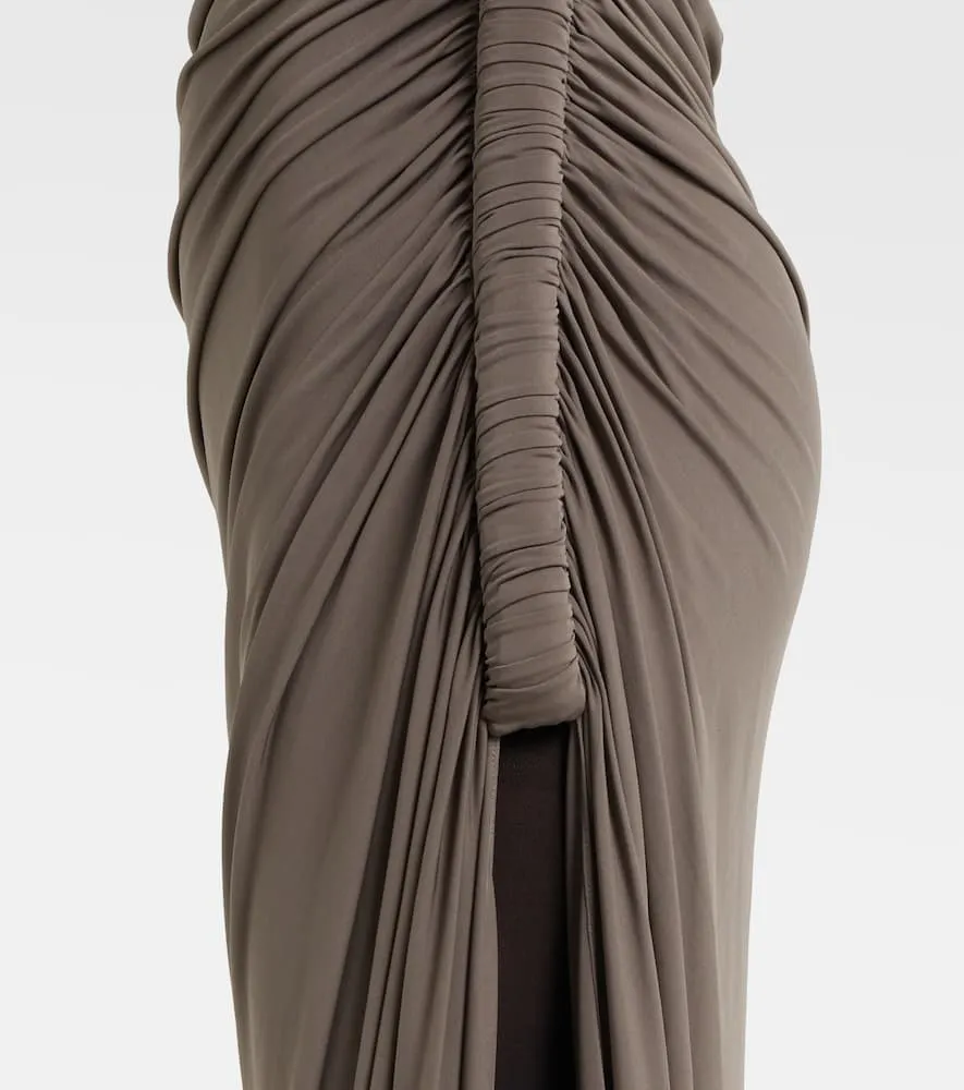Alaia Asymmetric midi dress