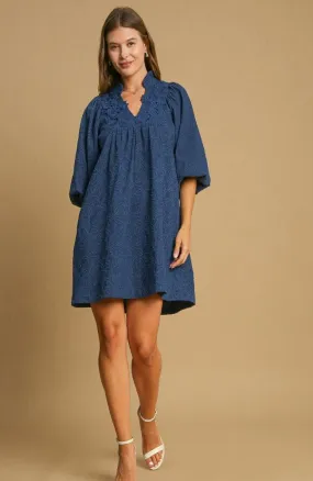 Amanda Lace Contrast Dress