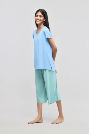 Aqua Culotte Set