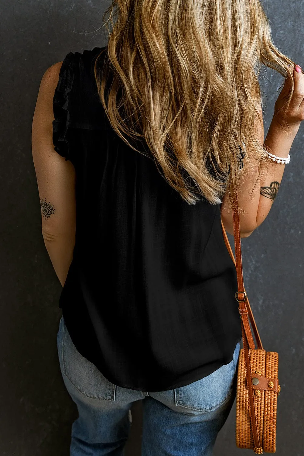 Black Skull Graphic Tank