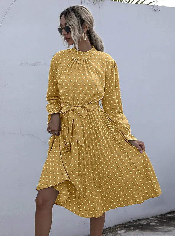 Bow Tie Polka Dot Dress