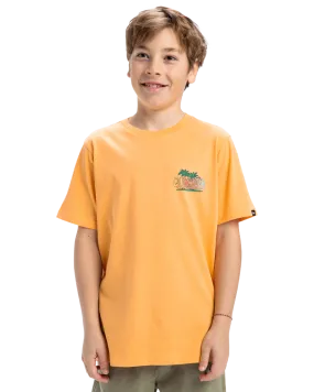 Boys Sunny Palms T-Shirt in Chamois
