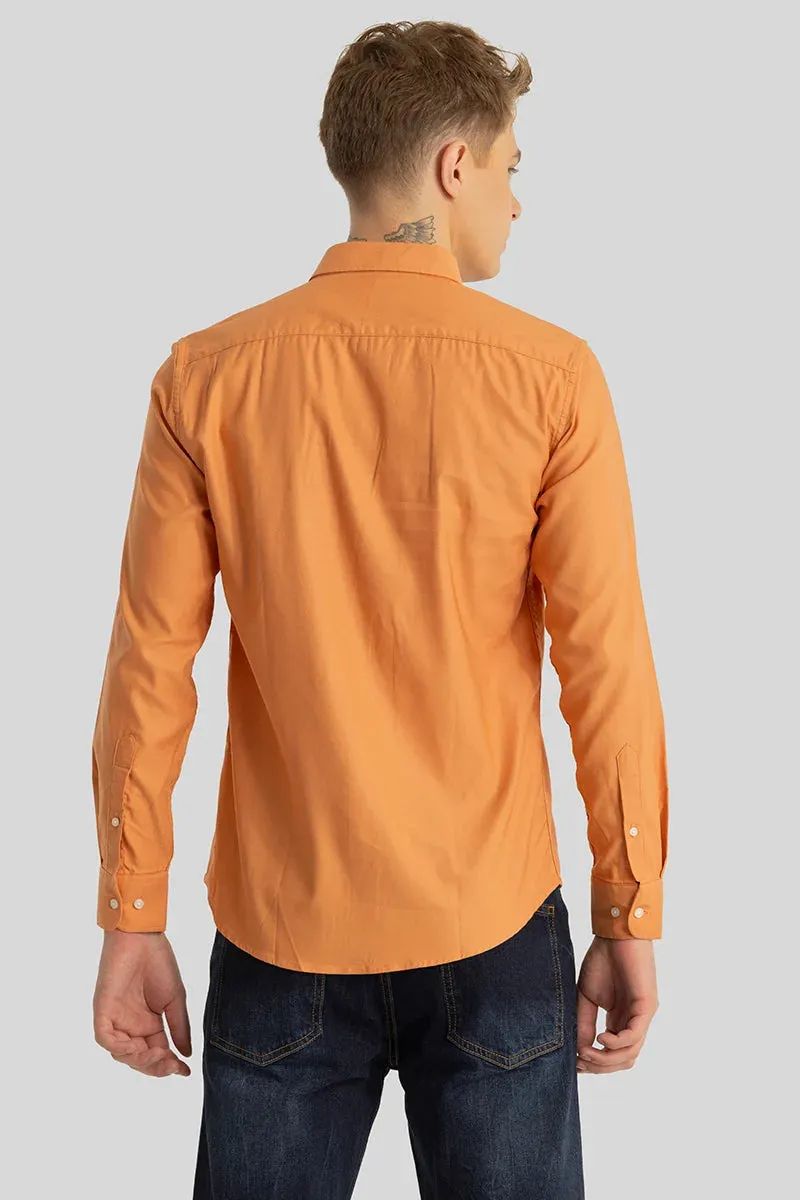 Button Down Orange Shirt