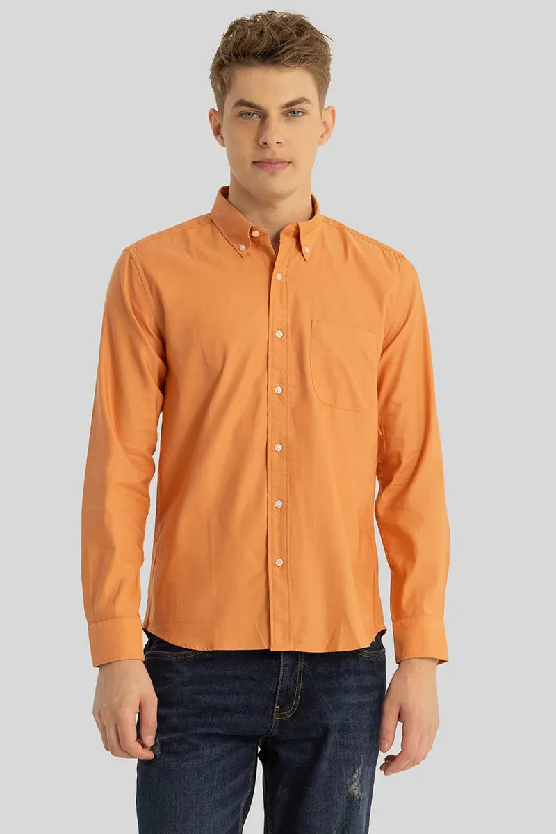Button Down Orange Shirt