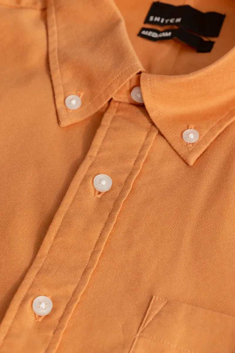 Button Down Orange Shirt