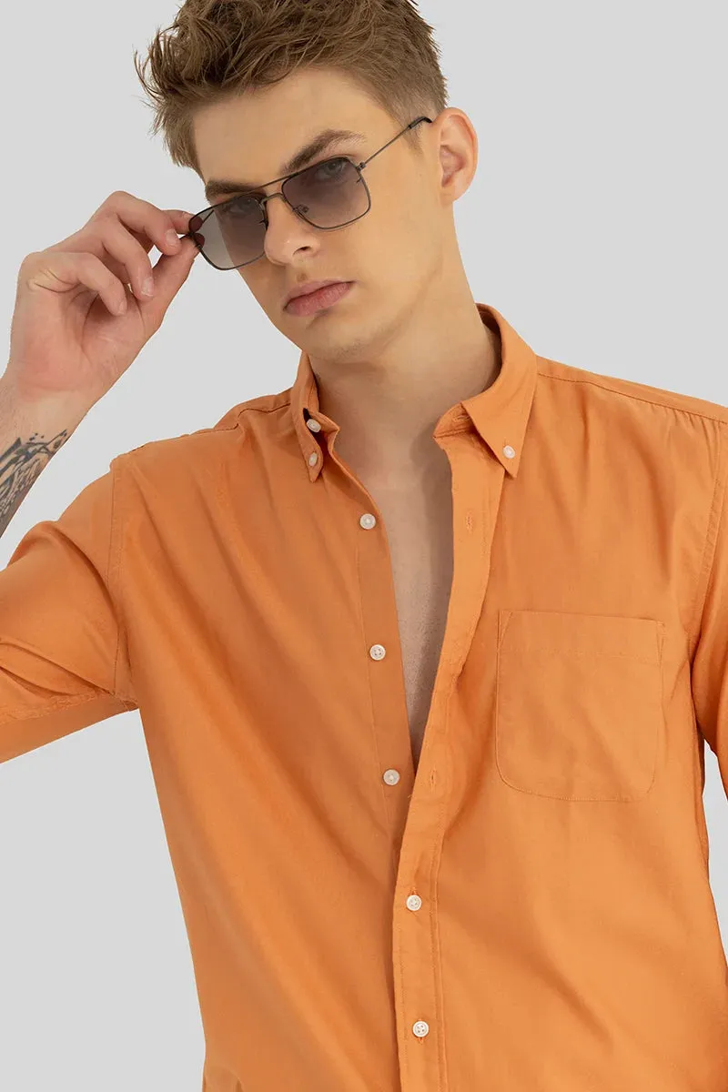 Button Down Orange Shirt