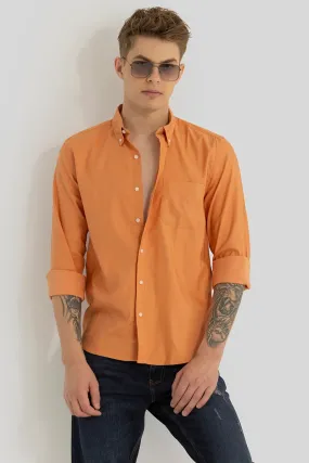 Button Down Orange Shirt