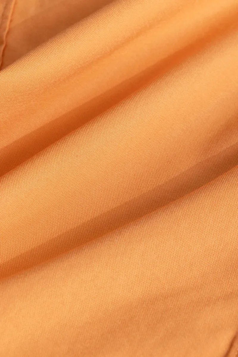 Button Down Orange Shirt
