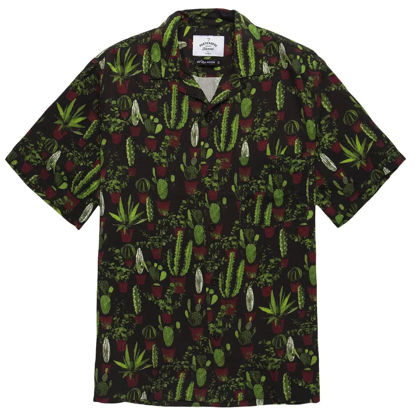 Cactus Plant Spread Collar - Green