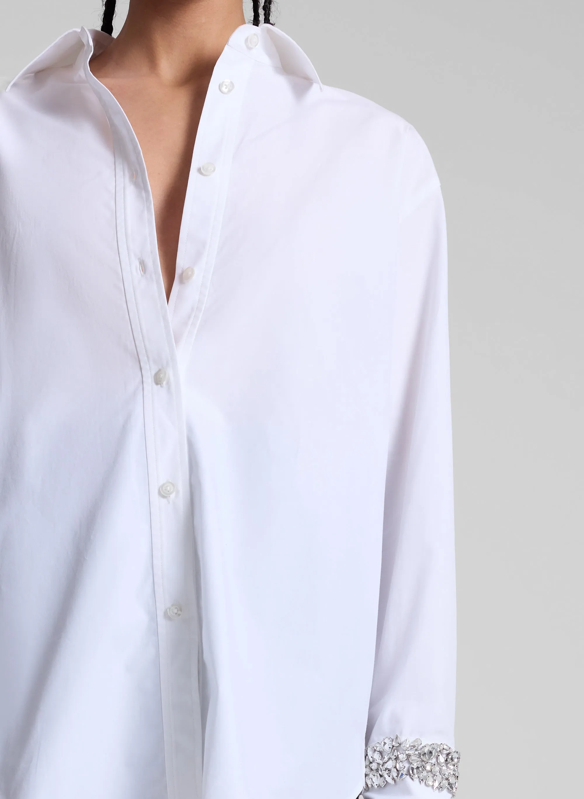 Calvin Embellished Sleeve Shirt