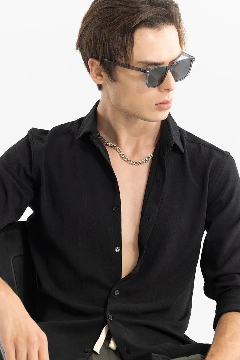 Chagrin Black Shirt