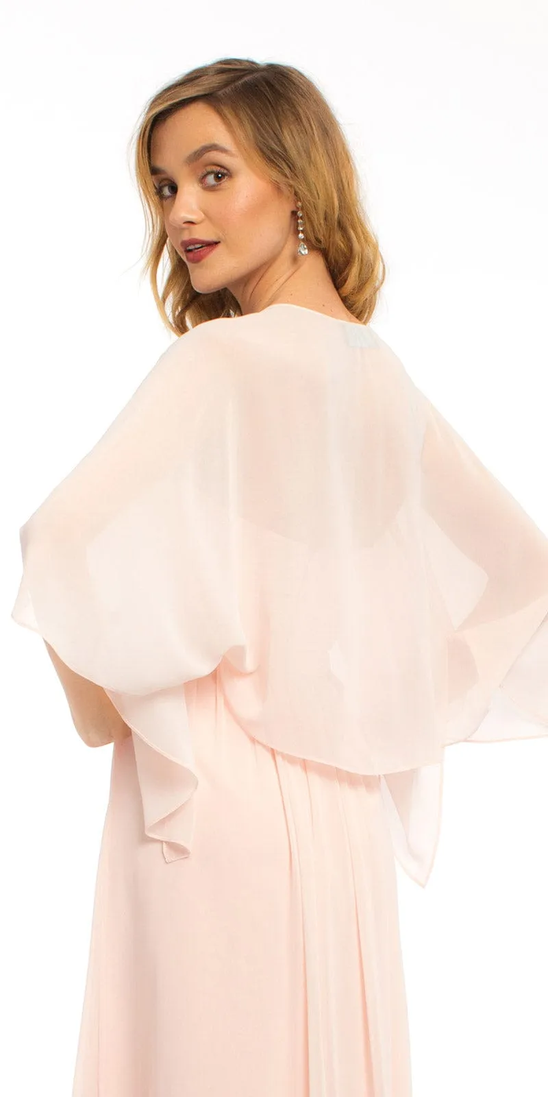 Chiffon Convertible Cape