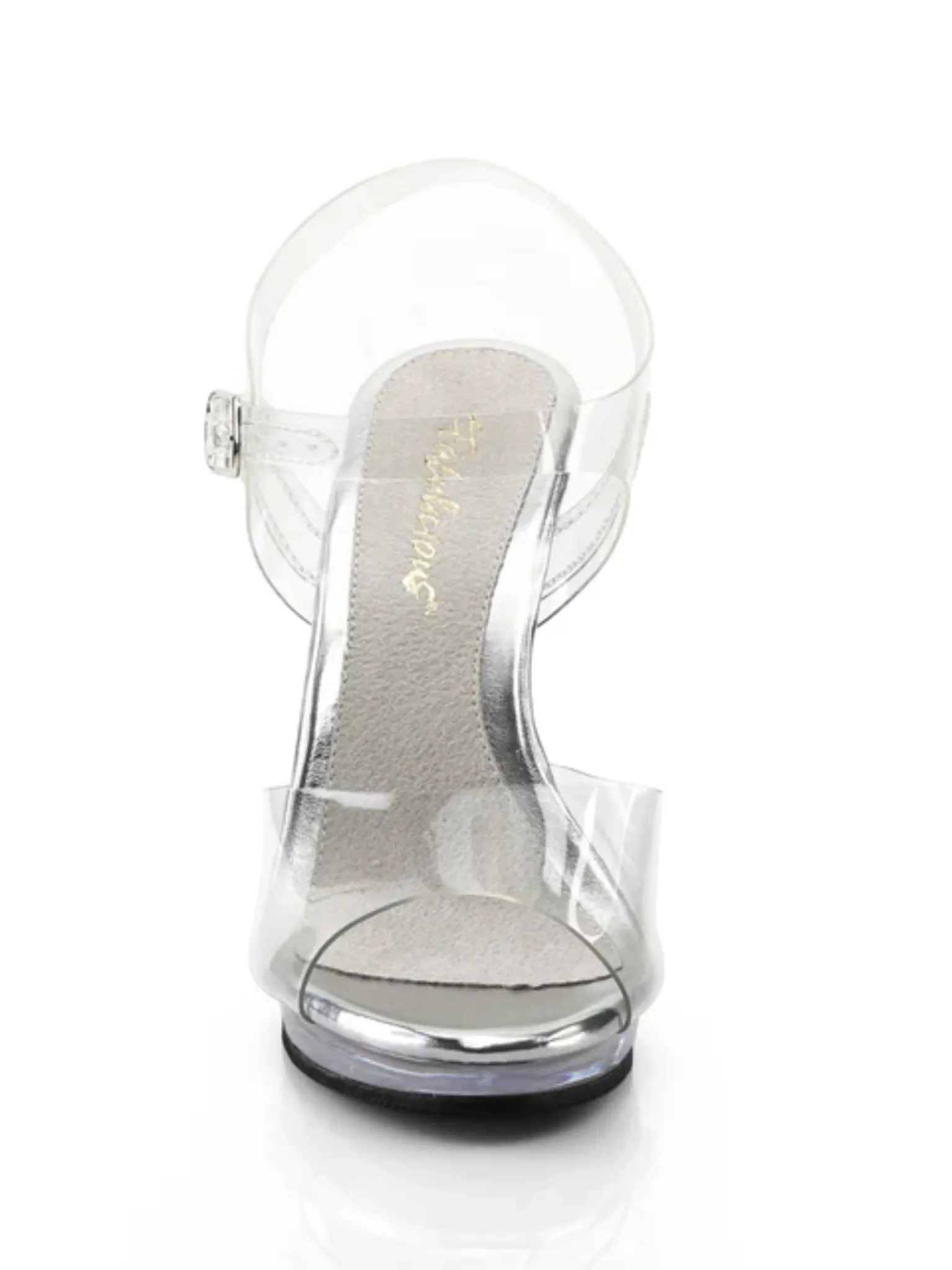 Clear Strappy High Heels