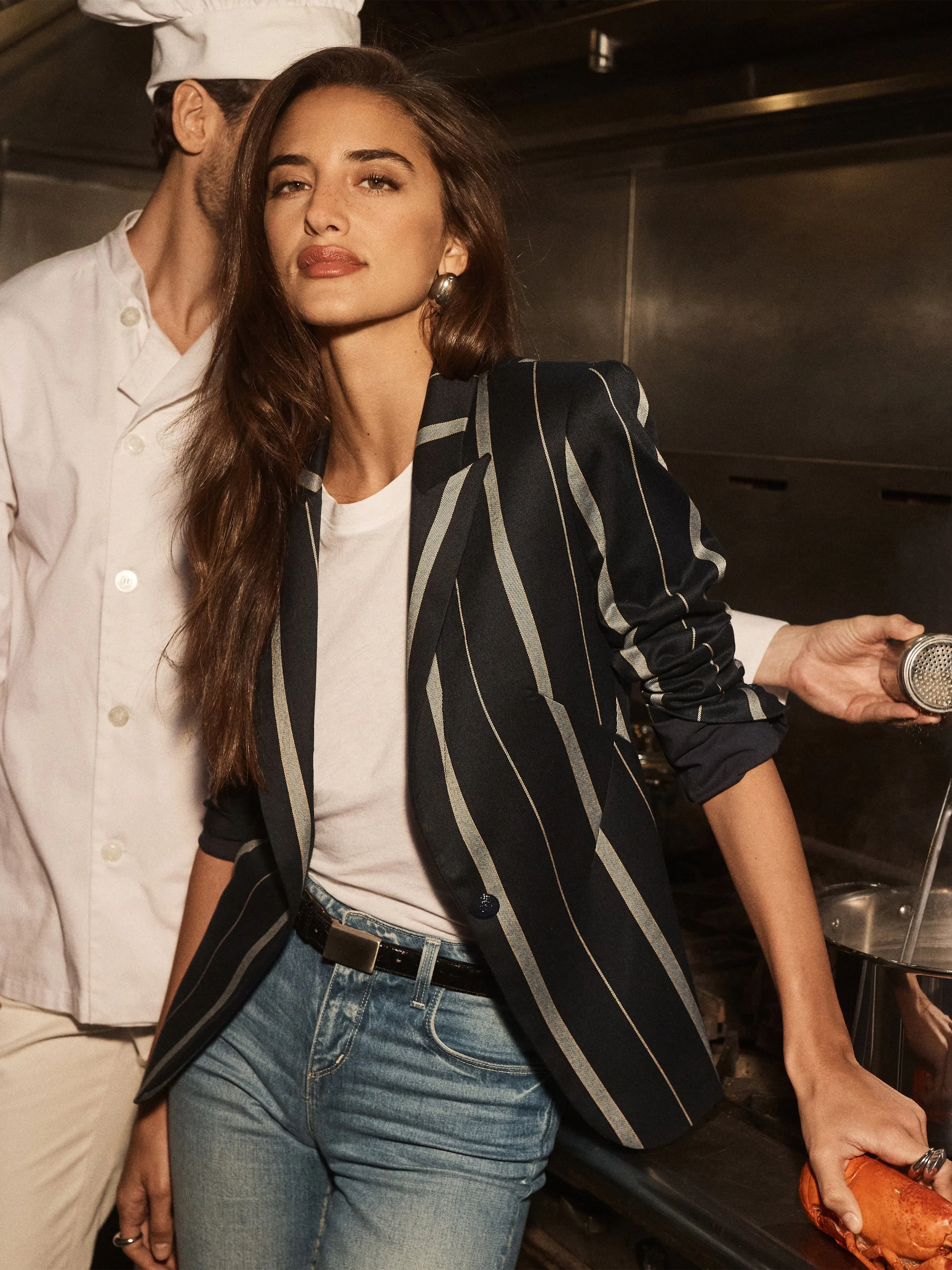 Clementine Striped Blazer