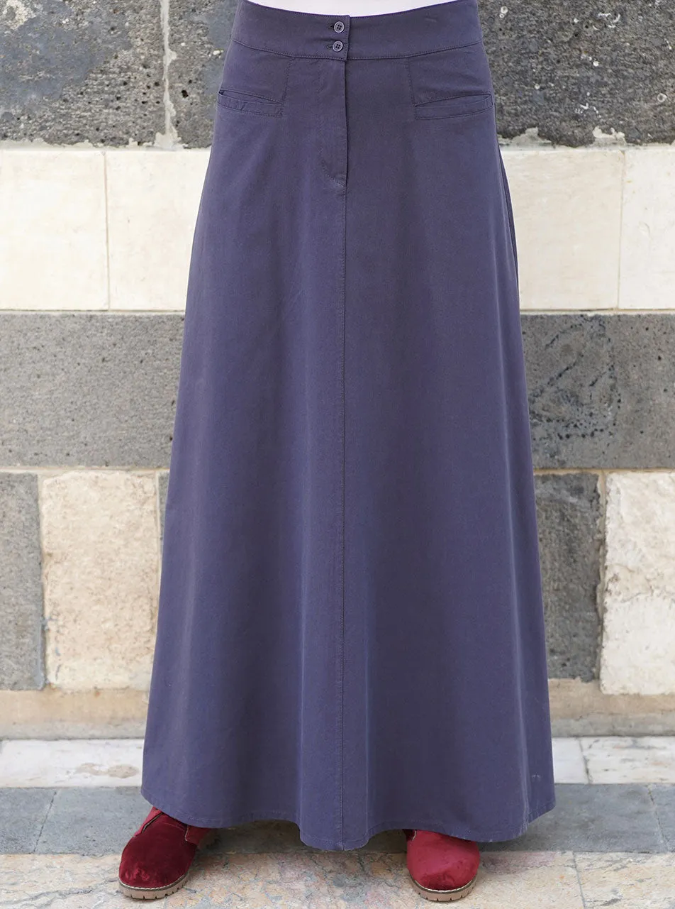 Cotton and Lyocell Flattering Fit Skirt