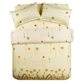 Dandelion Quilt Cover Bedsheet Set