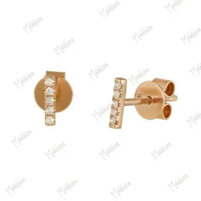 Diamond Linear Ear Studs