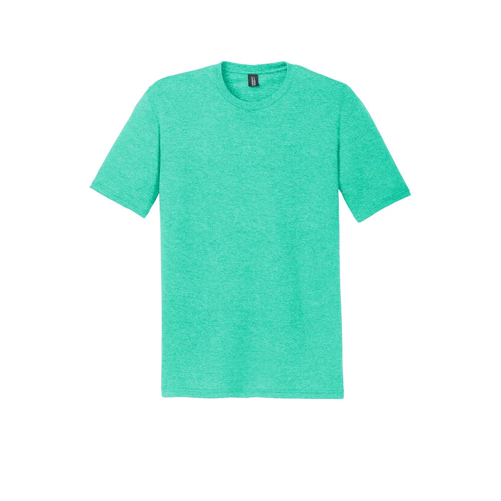District DM130 Perfect Tri Tee - Aqua Heather