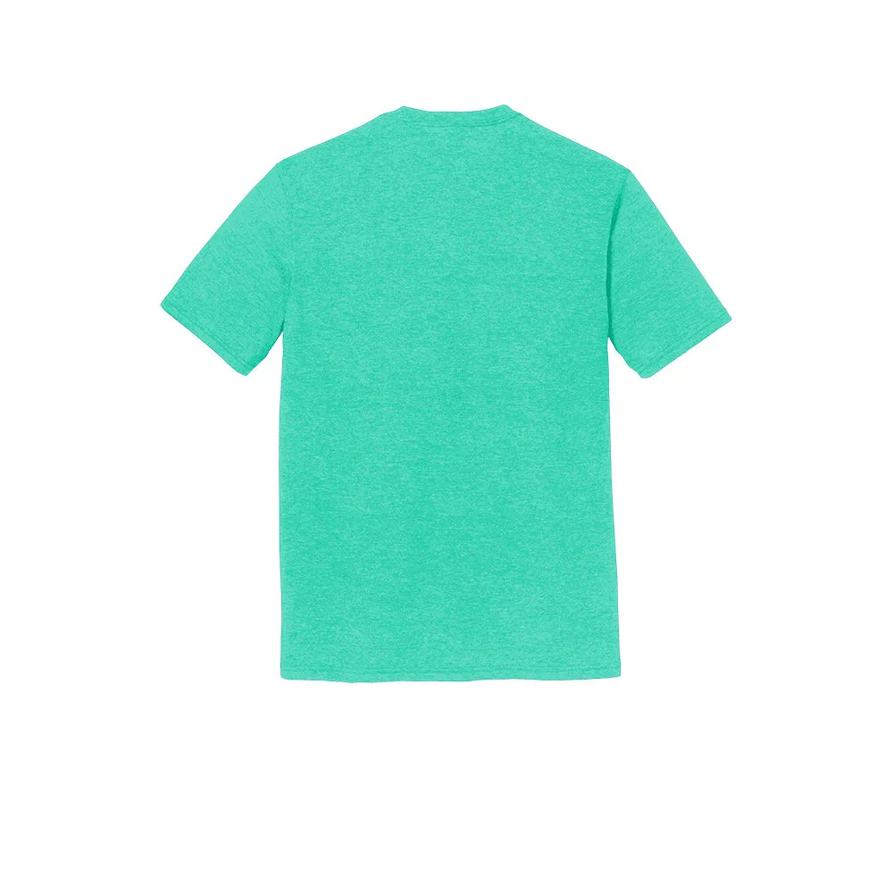 District DM130 Perfect Tri Tee - Aqua Heather