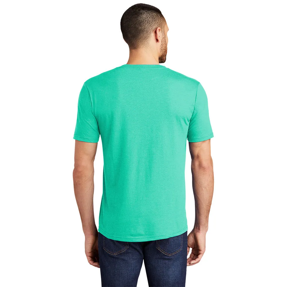 District DM130 Perfect Tri Tee - Aqua Heather