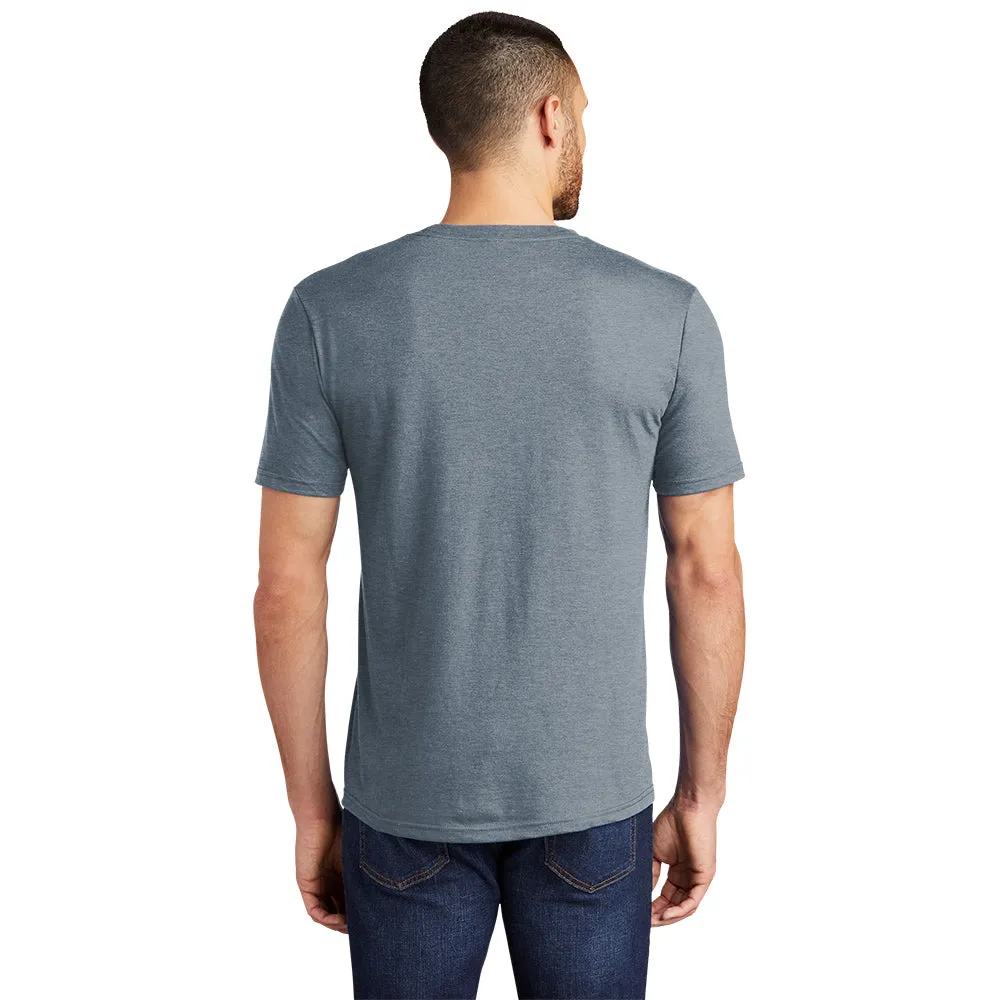 District DM130 Perfect Tri Tee - Flint Blue Heather