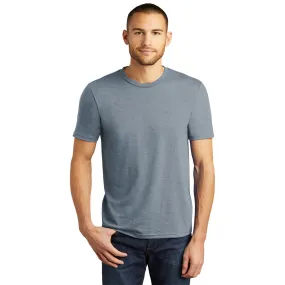 District DM130 Perfect Tri Tee - Flint Blue Heather