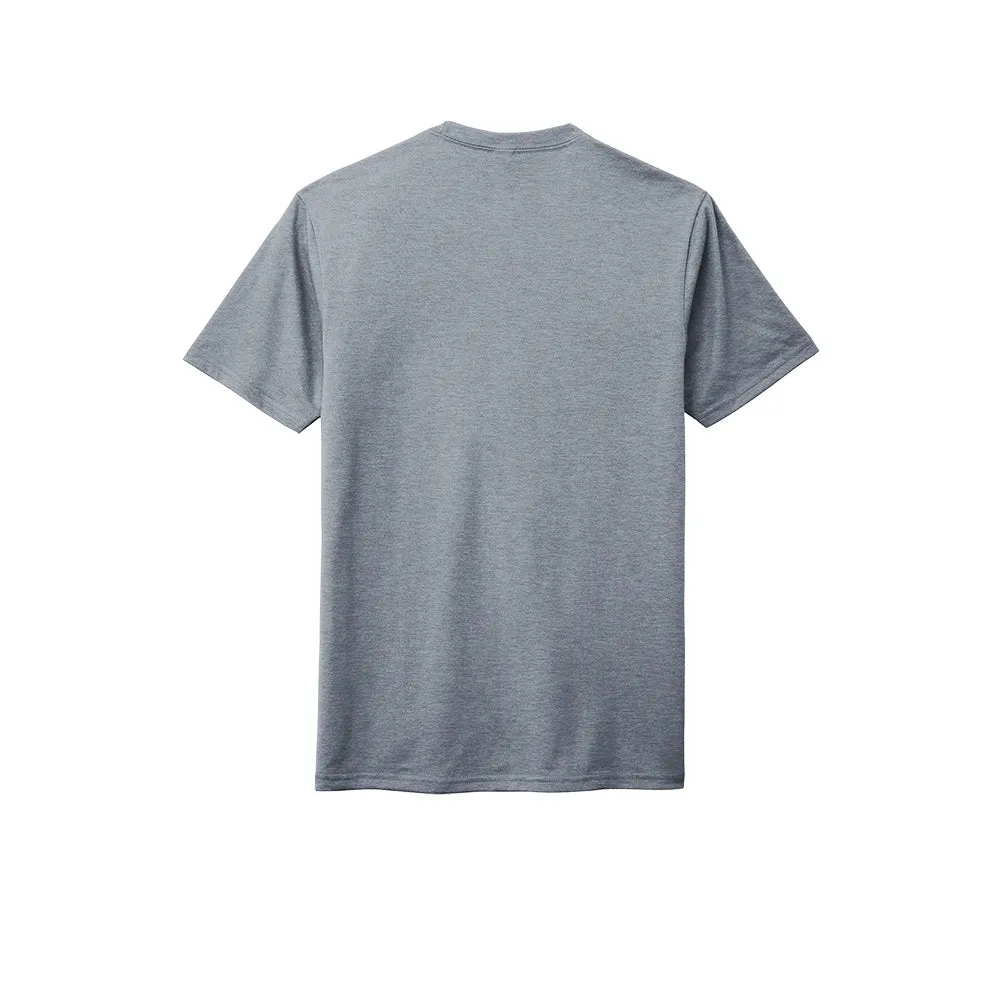 District DM130 Perfect Tri Tee - Flint Blue Heather