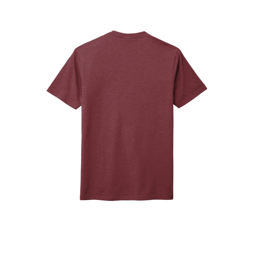 District DM130 Perfect Tri Tee - Maroon Frost