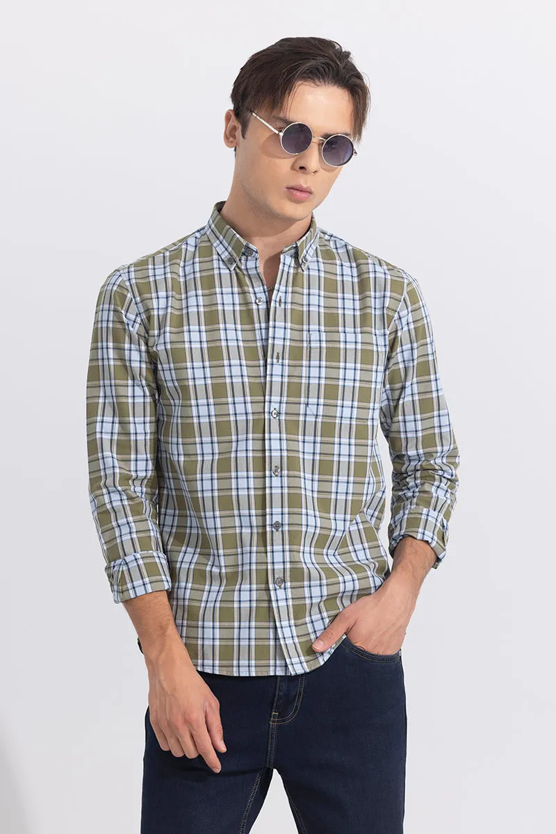 Eclectic Check Green Shirt