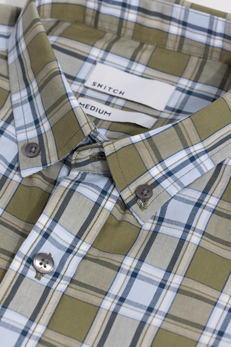 Eclectic Check Green Shirt
