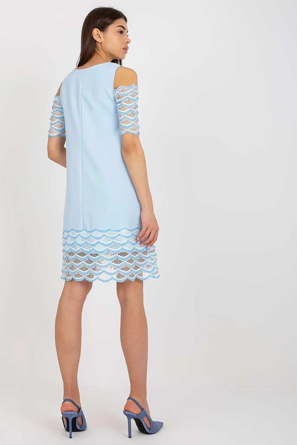 Elegant Lakerta Openwork Cocktail Dress