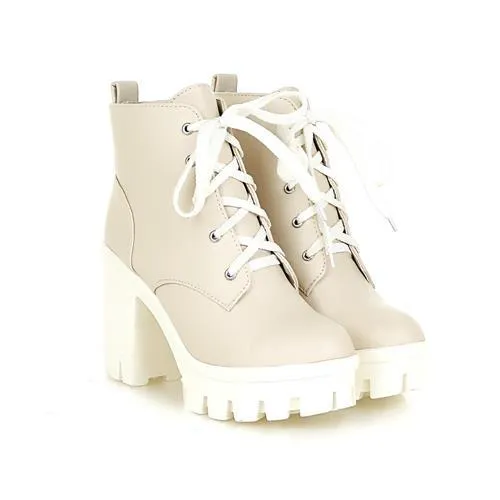 Fashionable High-Heel Snow Boots