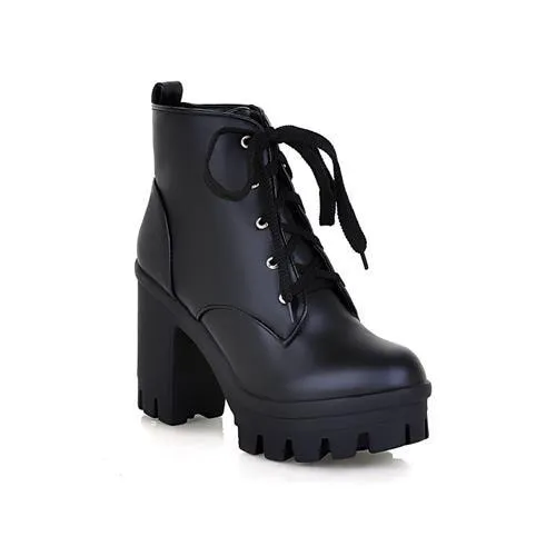 Fashionable High-Heel Snow Boots