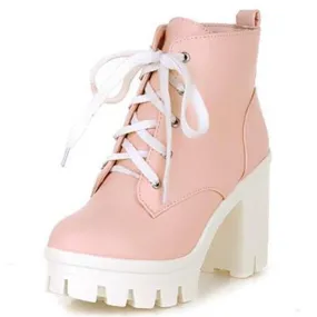 Fashionable High-Heel Snow Boots