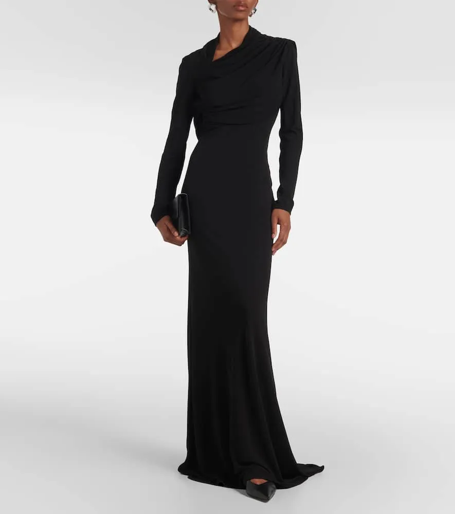 Fforme Joy pleated jersey maxi dress
