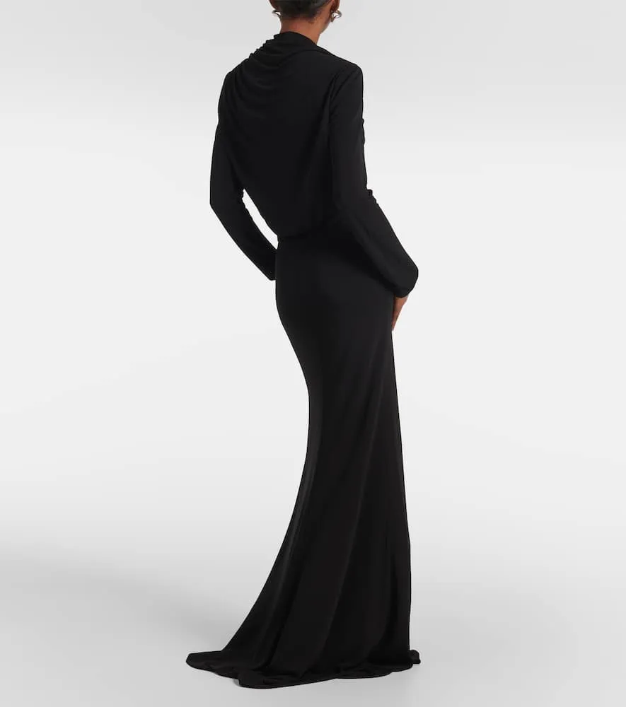 Fforme Joy pleated jersey maxi dress