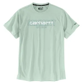Force Relaxed Fit Midweight Short-Sleeve Logo Graphic T-Shirt - GH4-Big Sky | Carhartt 106653