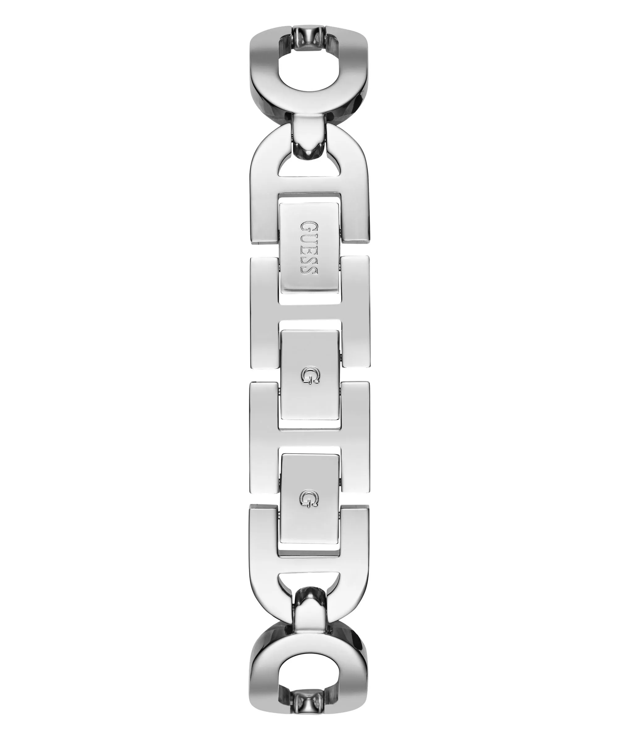 GUESS Women's 30mm Watch - Silver Tone G-Link Silver Tone Dial Silver Tone Case