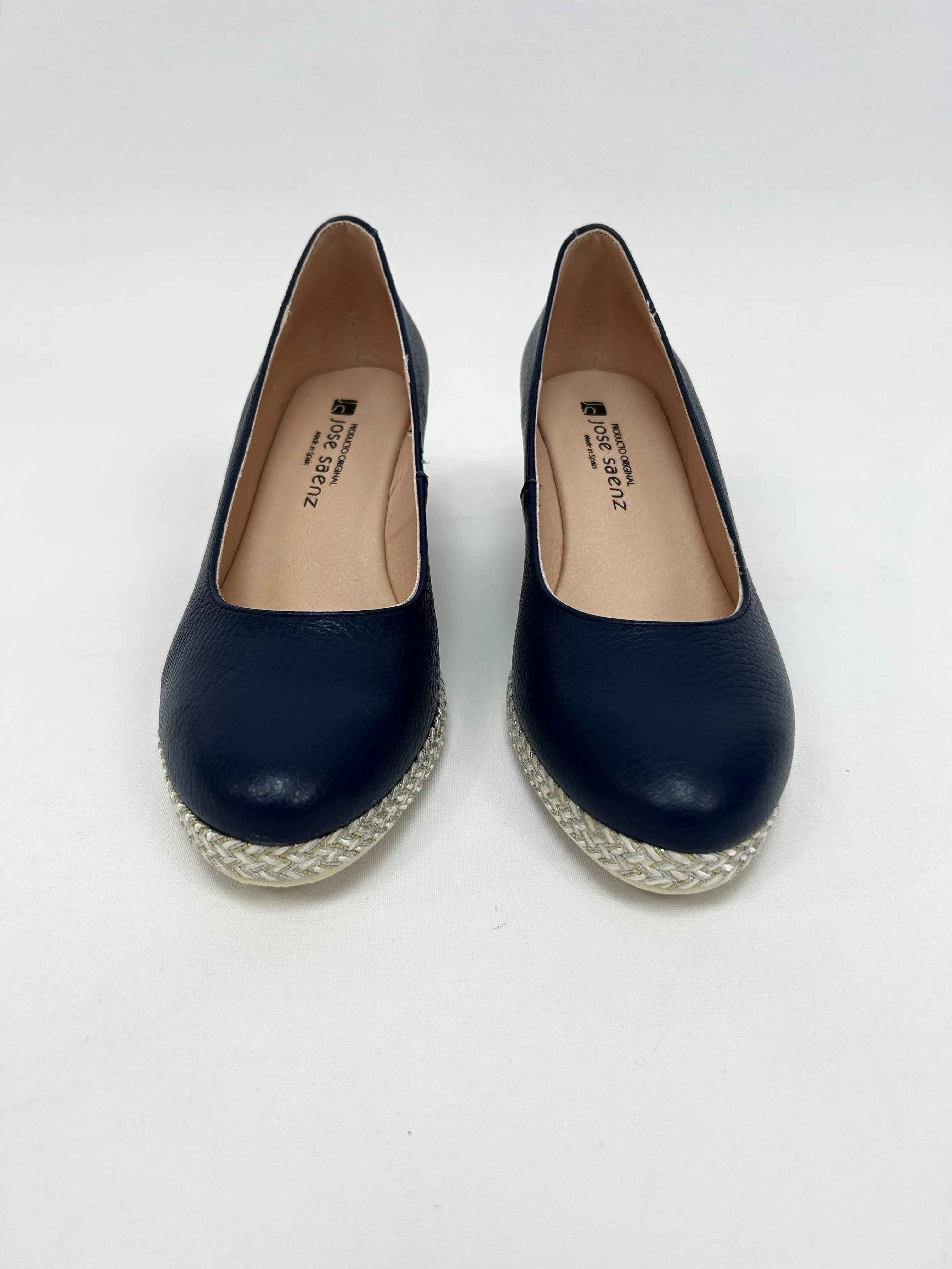 JOSE SAENZ Navy Wedges