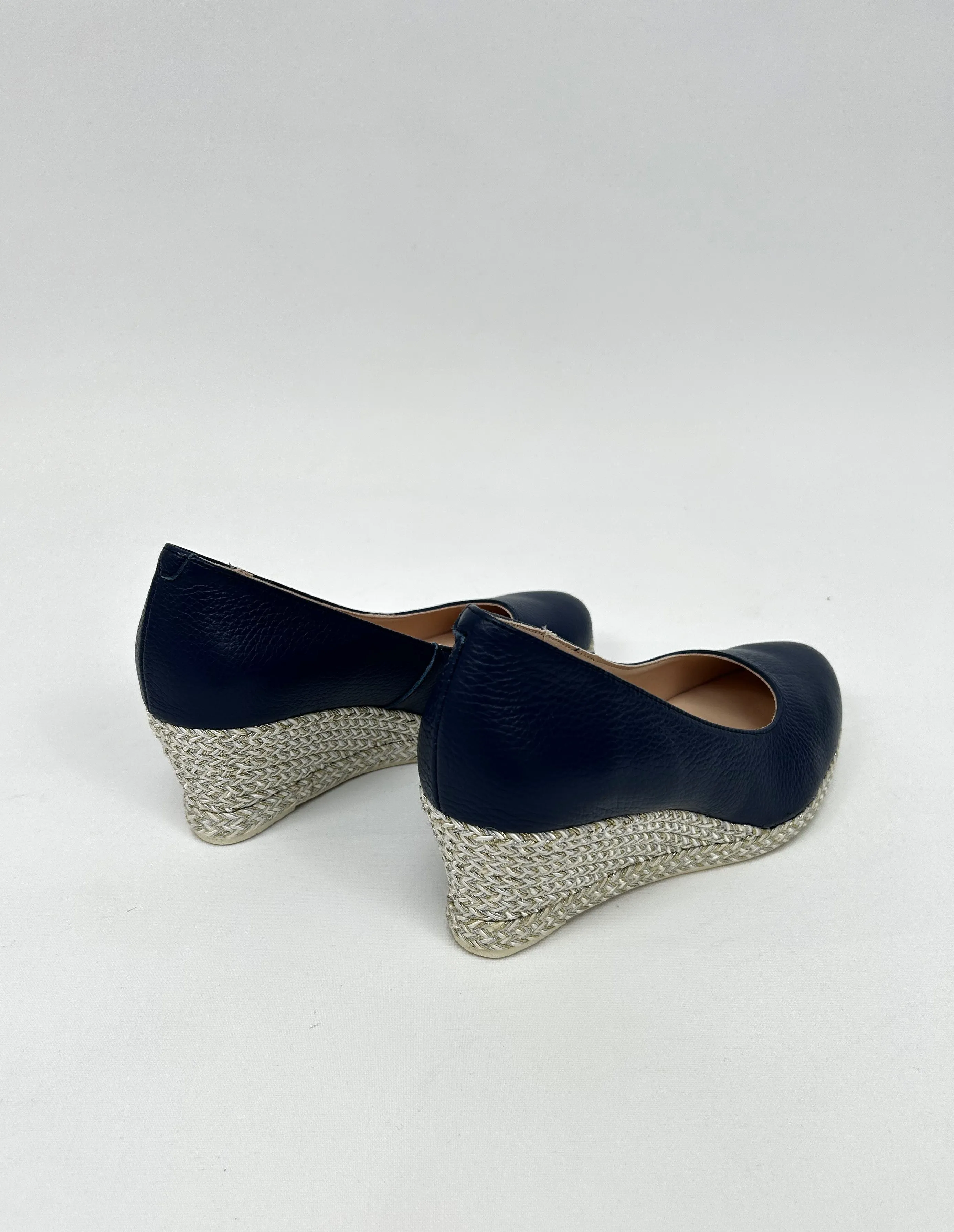 JOSE SAENZ Navy Wedges