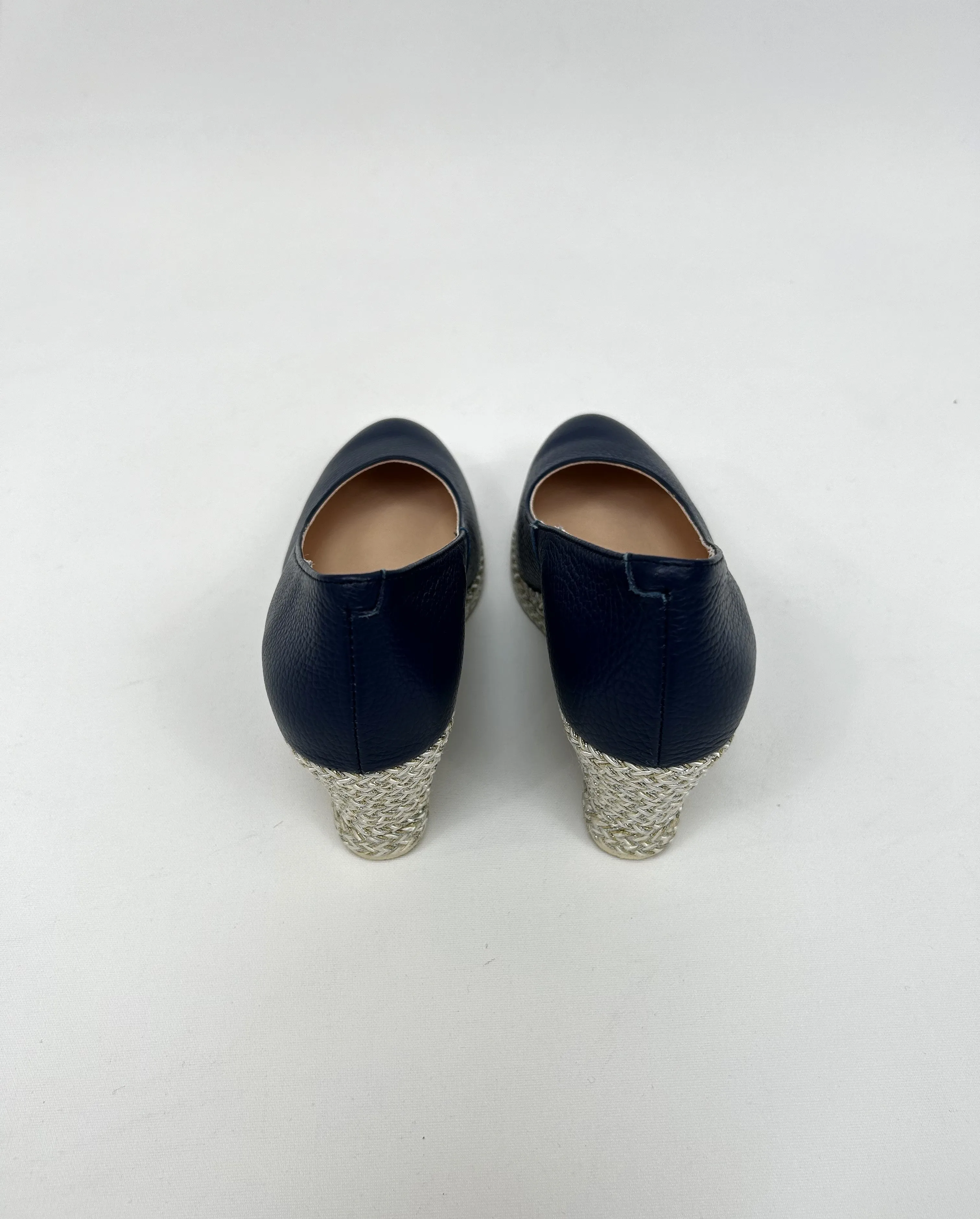 JOSE SAENZ Navy Wedges