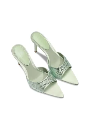 Kate Diamond Heels (Green) (Final Sale)