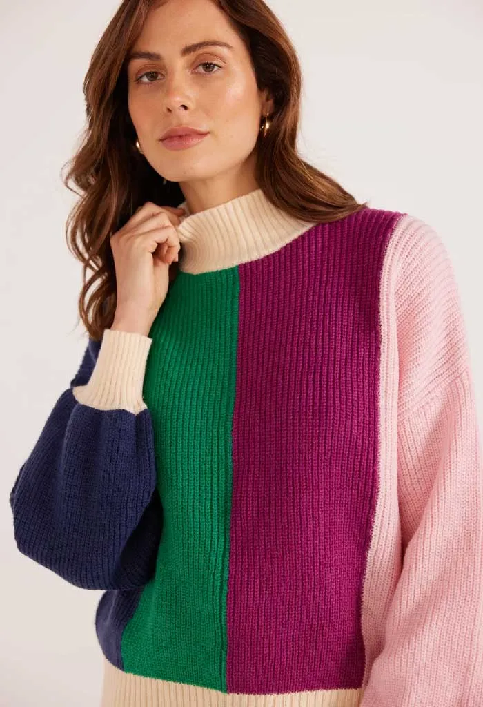 Kelsey Colorblock Knit Jumper