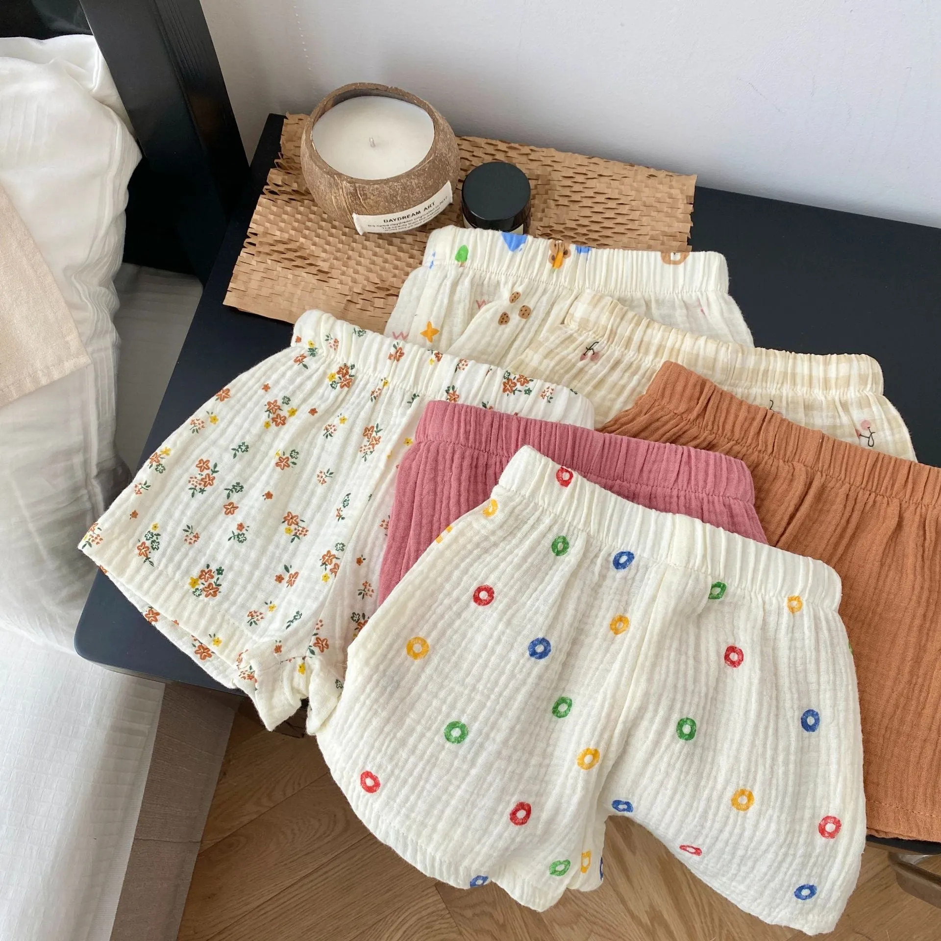 Kid's summer comfortable short-sleeved shorts pajamas